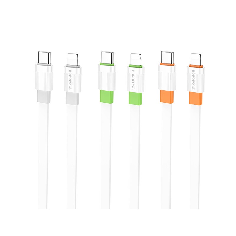 کابل تبدیل USB-C به لایتنینگ بروفون مدل BX89 20W طول 1 مترجدید