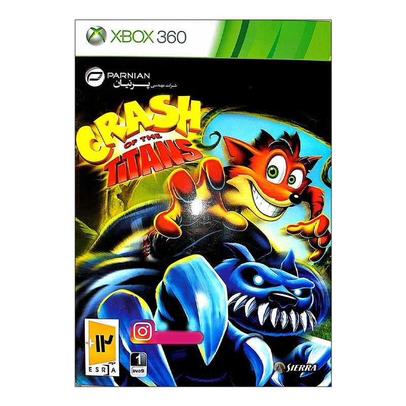 بازی Crash of the Titans نشر پرنیان مخصوص xbox360جدید