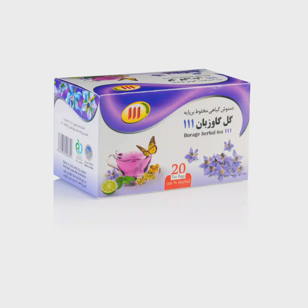 دمنوش گیاهی گل گاو زبان تی بگ 20 عددی