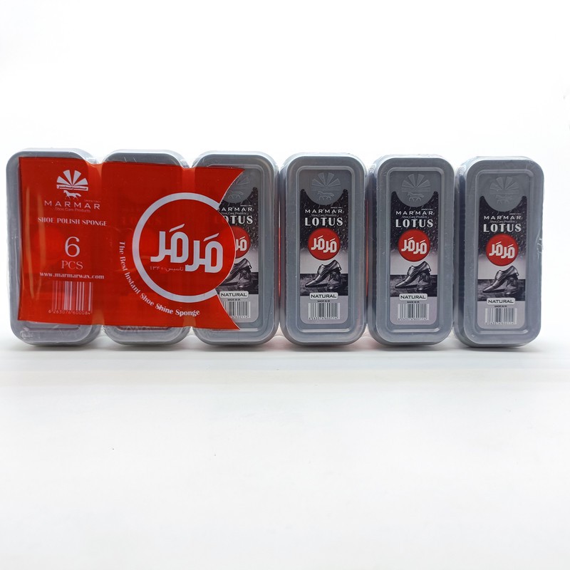 ابر تمیز کننده کفش مدل مرمر کد 12 بسته 6 عددیجدید