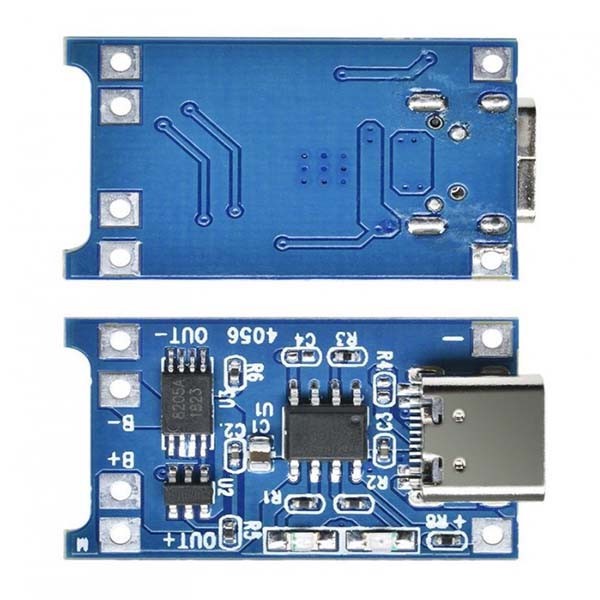 ماژول شارژ باتری لیتیومی مدل TP-4056TYPEC بسته 10 عددی