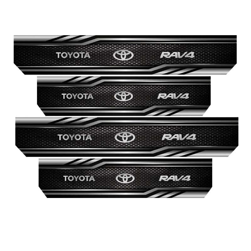 برچسب بدنه خودرو رایسان کد SP20128 مناسب برای تویتا rav4 مجموعه 4 عددی اکسان استیکر