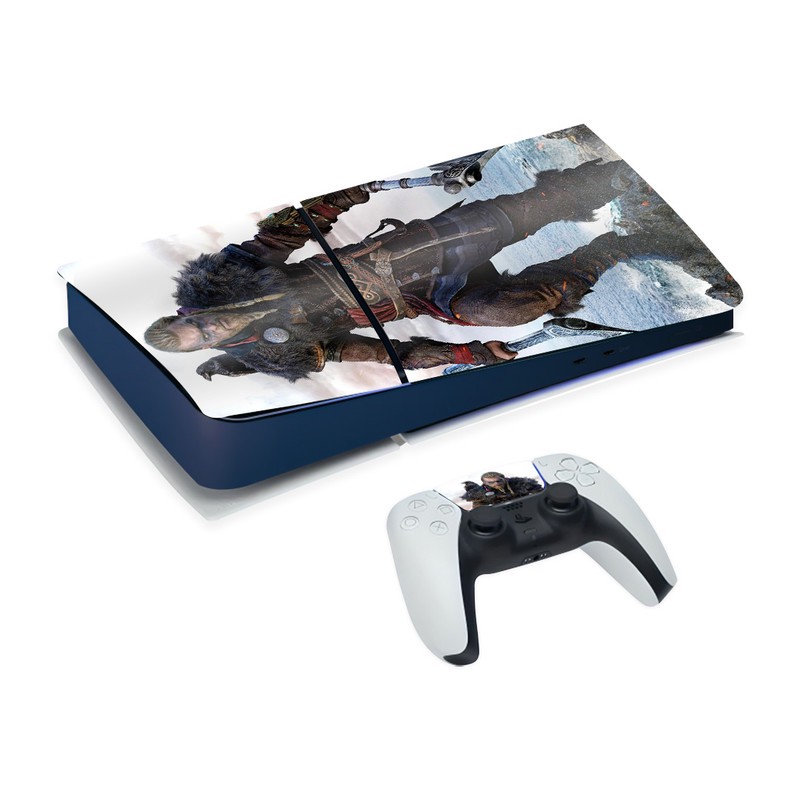 برچسب کنسول بازی پلی استیشن 5 اسلیم کایمون مدل GOD OF WAR کدP5S043 بسته 6عددی اکسان استیکر