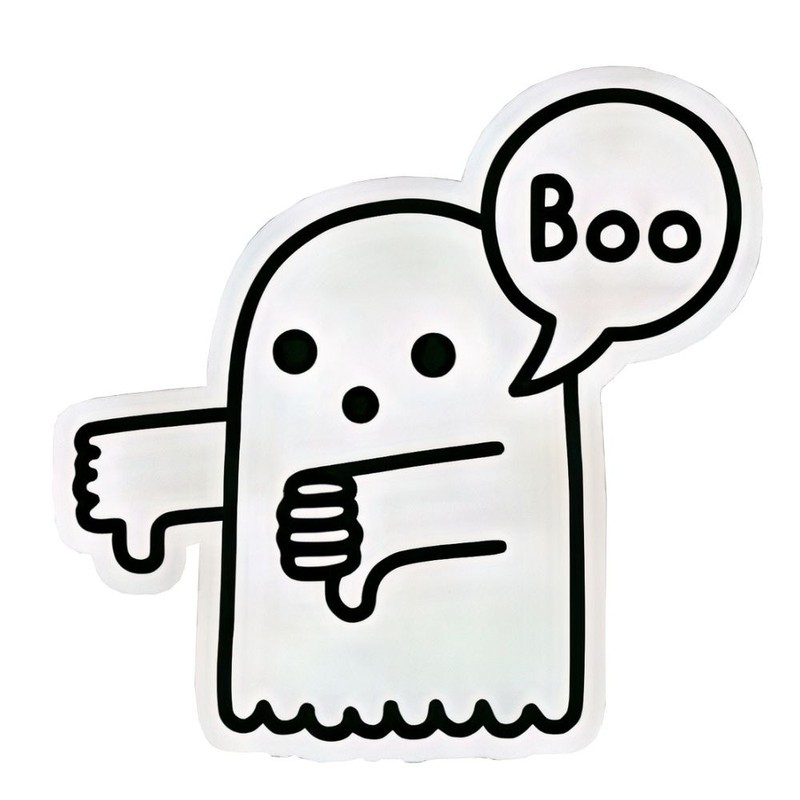 برچسب بدنه خودرو رایسان طرح Boo کد SB002 اکسان استیکر