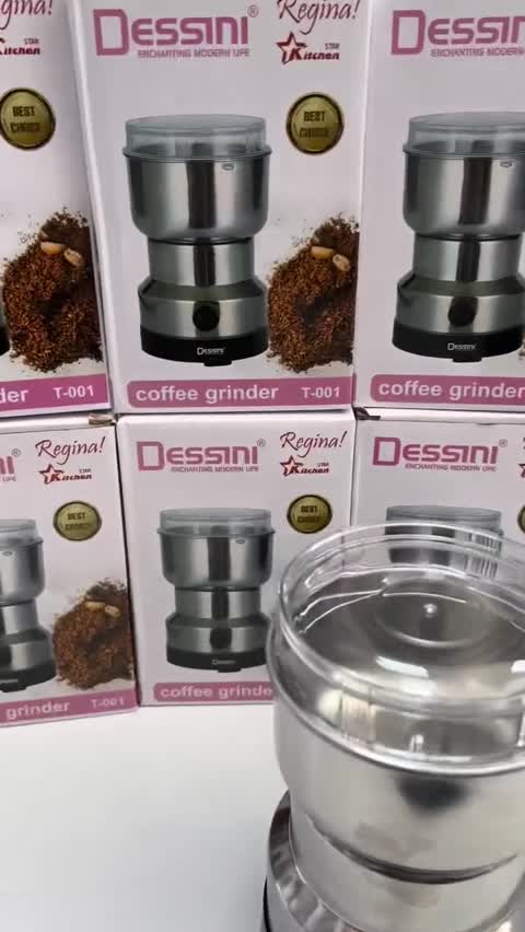 مینی آسیاب دسینی مدل T-001، آسیاب قهوه 300 وات استیلجدید