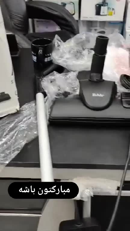 جارو برقی ایستاده و دستی فکر مدل starky oko کیفیت فوق العاده عالی و تضمینی مونتاژ ترکیه..اصلی..رنگ نقره ای .