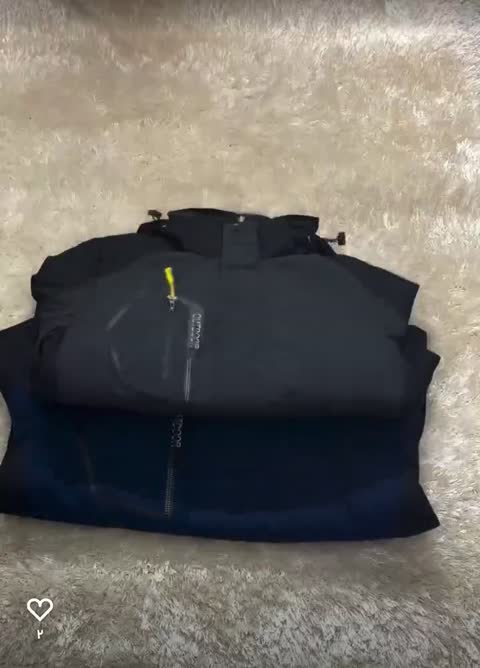 کاپشن مردانه دوپوش (دوقلو )کورتکس