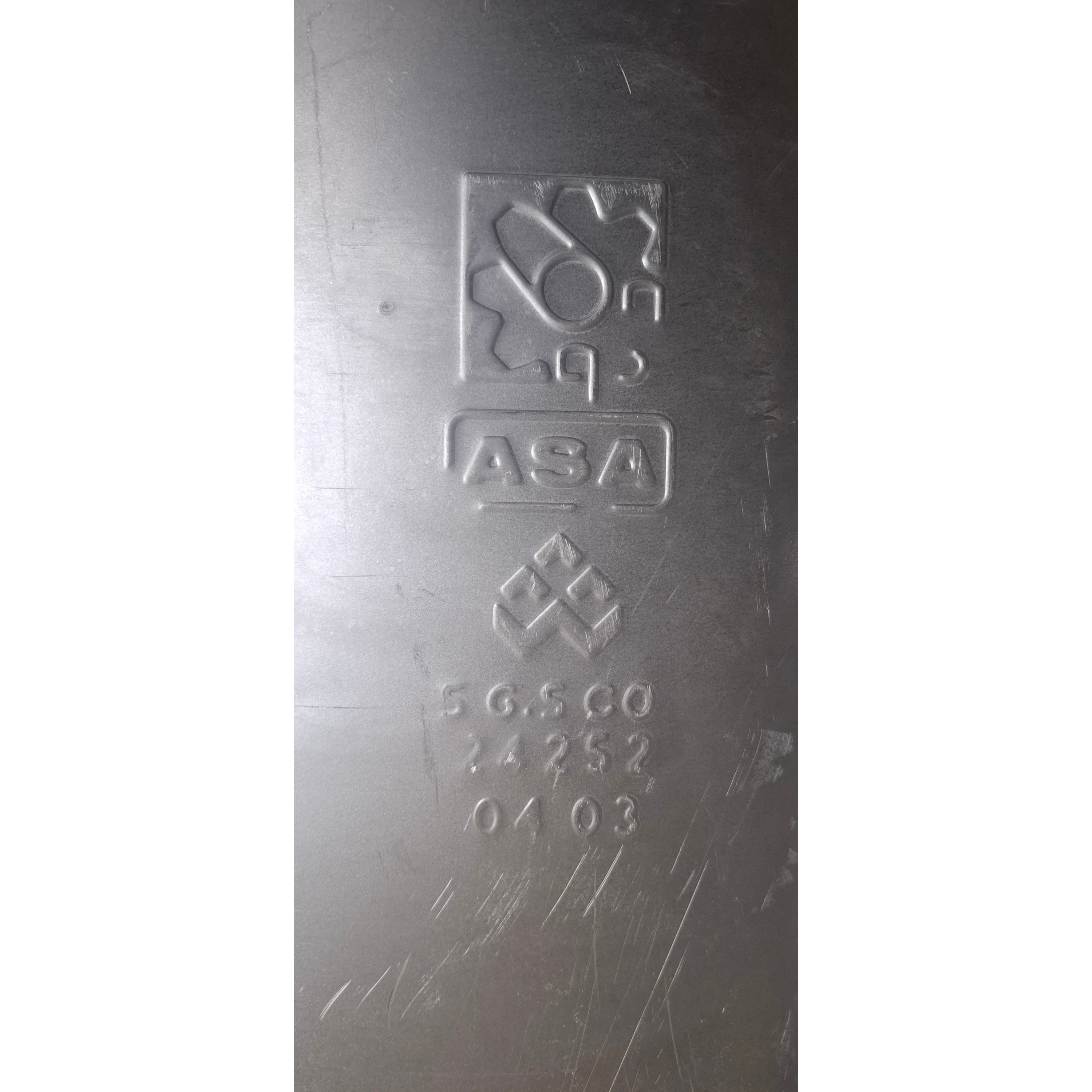 منبع اگزوز عقب تیبا دو و کوئیک asaجدید