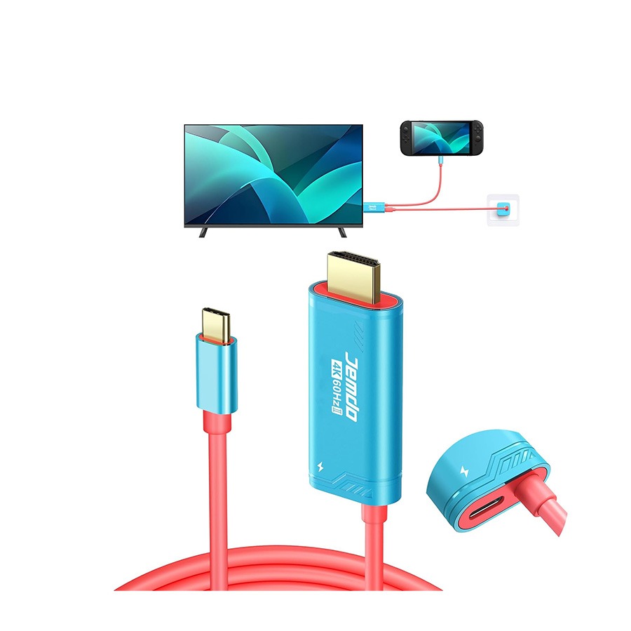 کابل داک JEMDO مخصوص نینتندو سوییچ 2 با خروجی 4K
