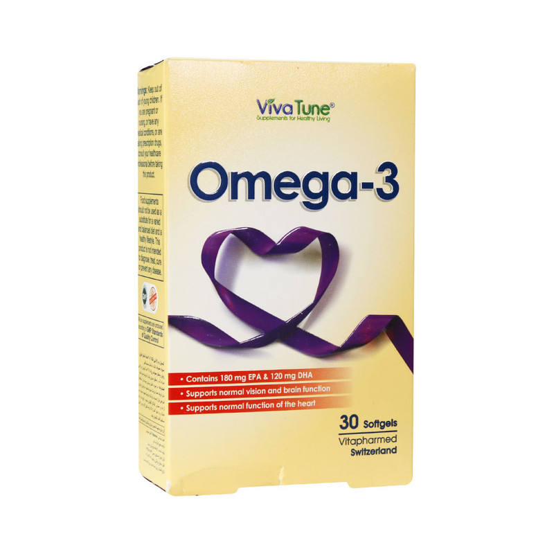 کپسول نرم ژلاتینی امگا 3 ویواتیون بسته 30 عددیجدید