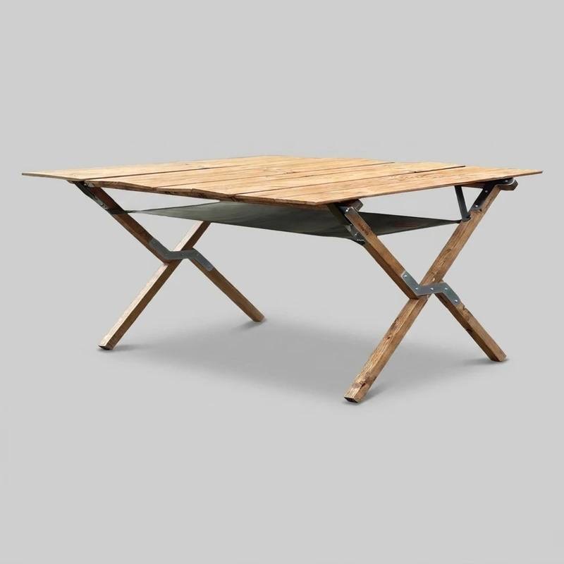 میز سفری تاشو ایزی تریپر مدل01.TBLچوبی سایز صفحه 78x80 سانتیمترجدید
