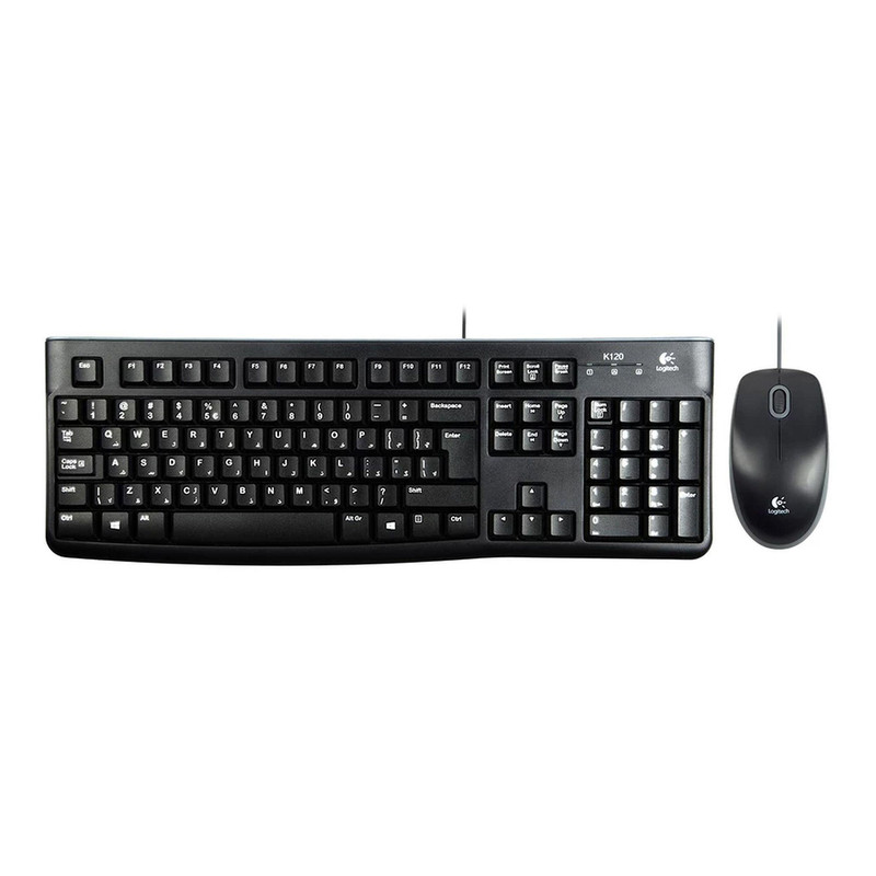 کیبورد و ماوس لاجیتک MK120 با حروف فارسیجدید