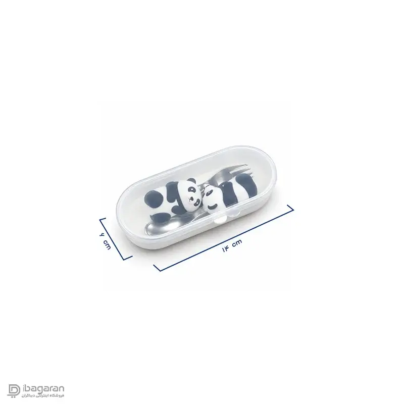 قاشق چنگال کودک ریما مدل 13313 طرح پانداجدید