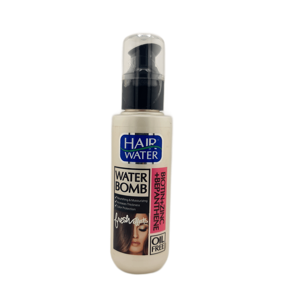 کرم آبرسان مو مدل Hair Water حاوی زینک و بیوتین 100 میل برند کامان