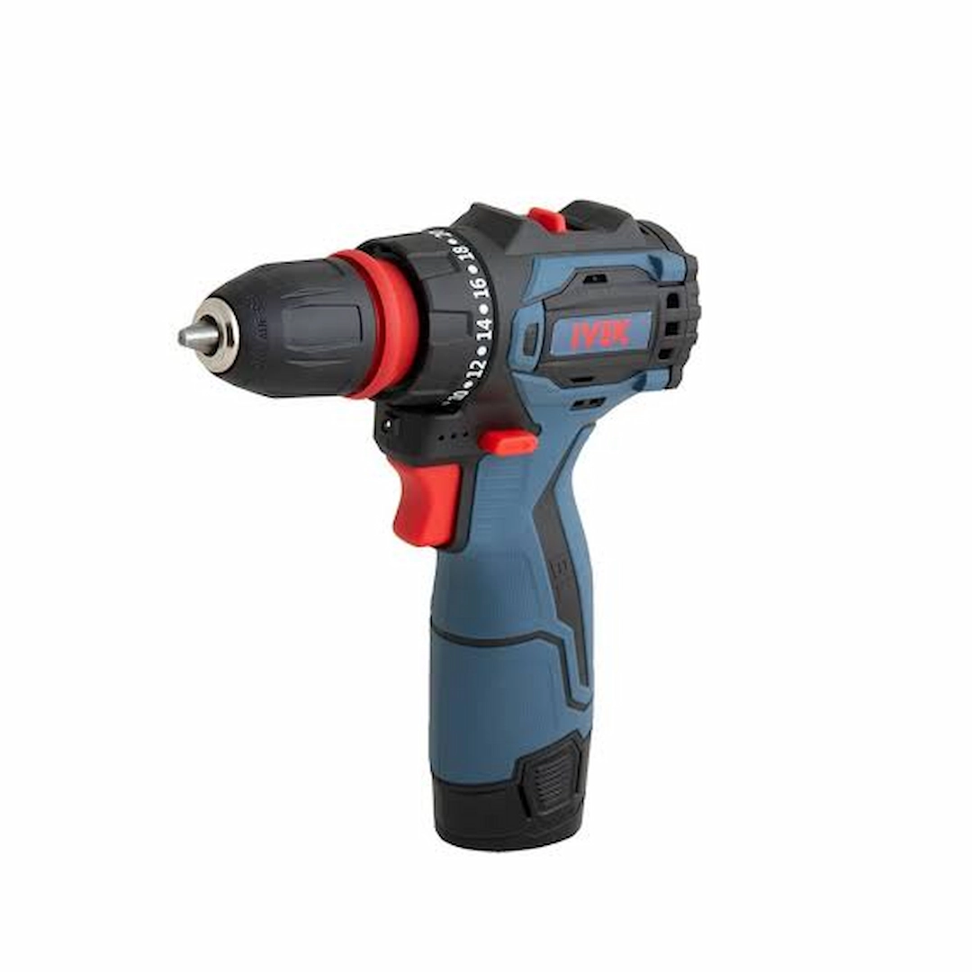 دریل شارژی 12 ولت براشلس دوکاره K-7222B ایوک Ivek