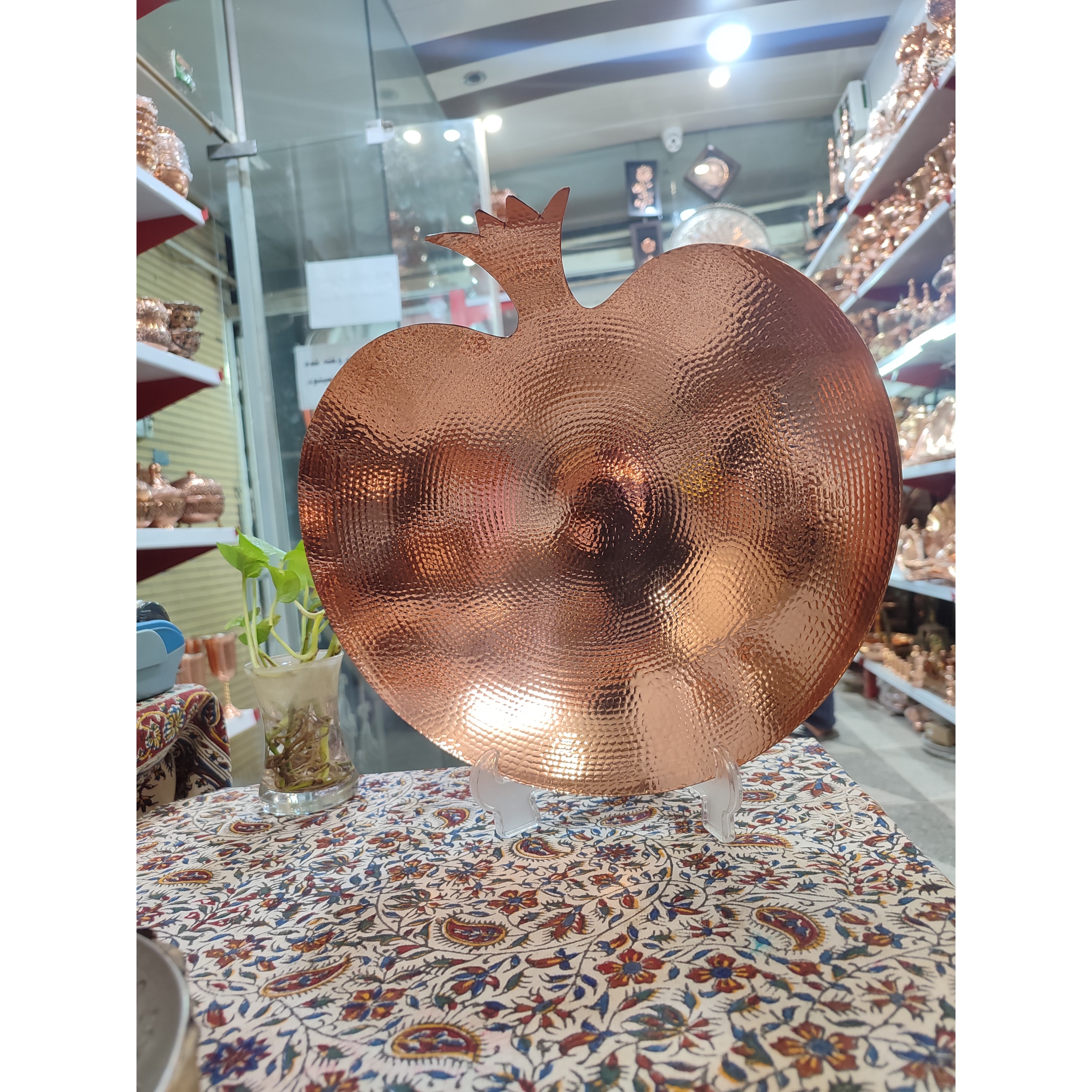 میوه خوری مس مدل انار سه پایهجدید