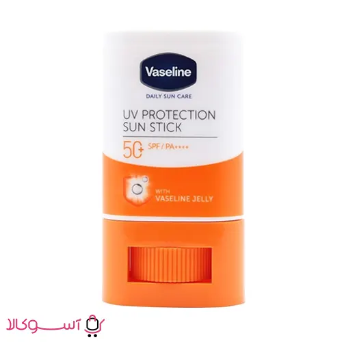 ضد آفتاب استیکی وازلین مدل +50 SPF وزن 15 گرم آسوکالا