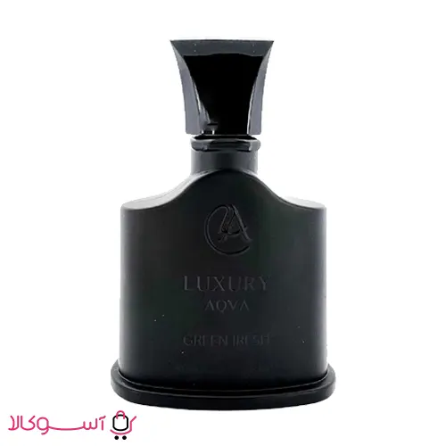 ادوپرفیوم مردانه لاکچری آکوا مدل گرین آیریش GREEN IRESH حجم 50 میل آسوکالاجدید