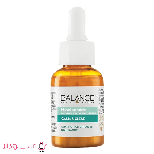 سرم ضد جوش و ضد لک بالانس مدل Niacinamide حجم 30 میل آسوکالا