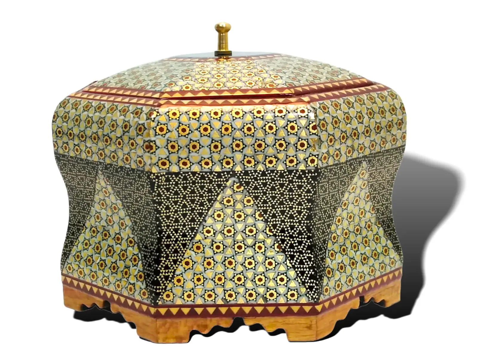 شکلات خوری چوب و خاتم اعلاء(8ضلعی)