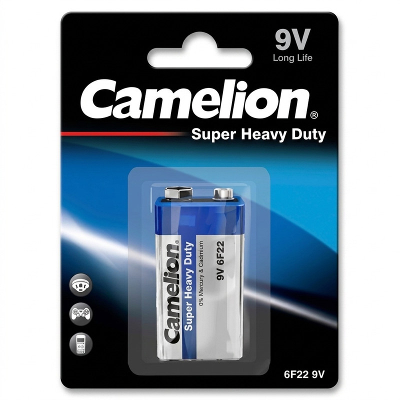 باتری کتابی کملیون مدل Super Heavy Duty 9Vجدید