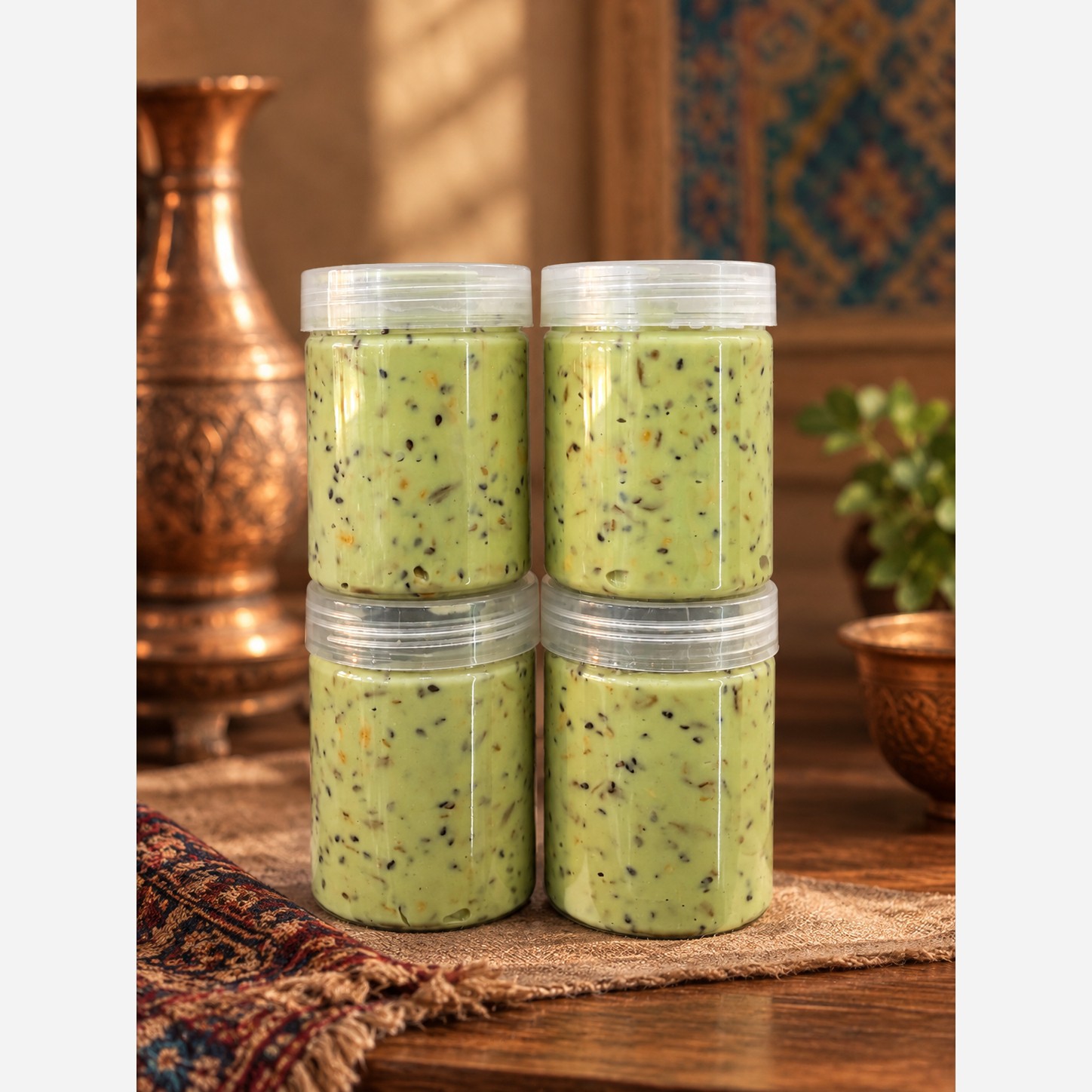 معجون چند مغز ارده و کره پسته (400 گرم)