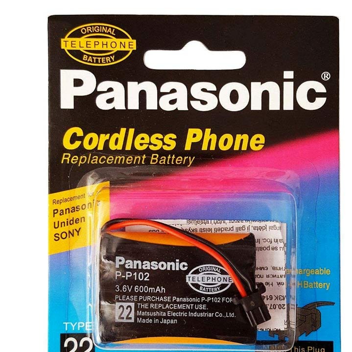 باتری تلفن بی سیم Panasonic P-P102جدید