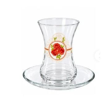 استکان نعلبکی LAV مدل Gulcan(12پارچه)ترکیه