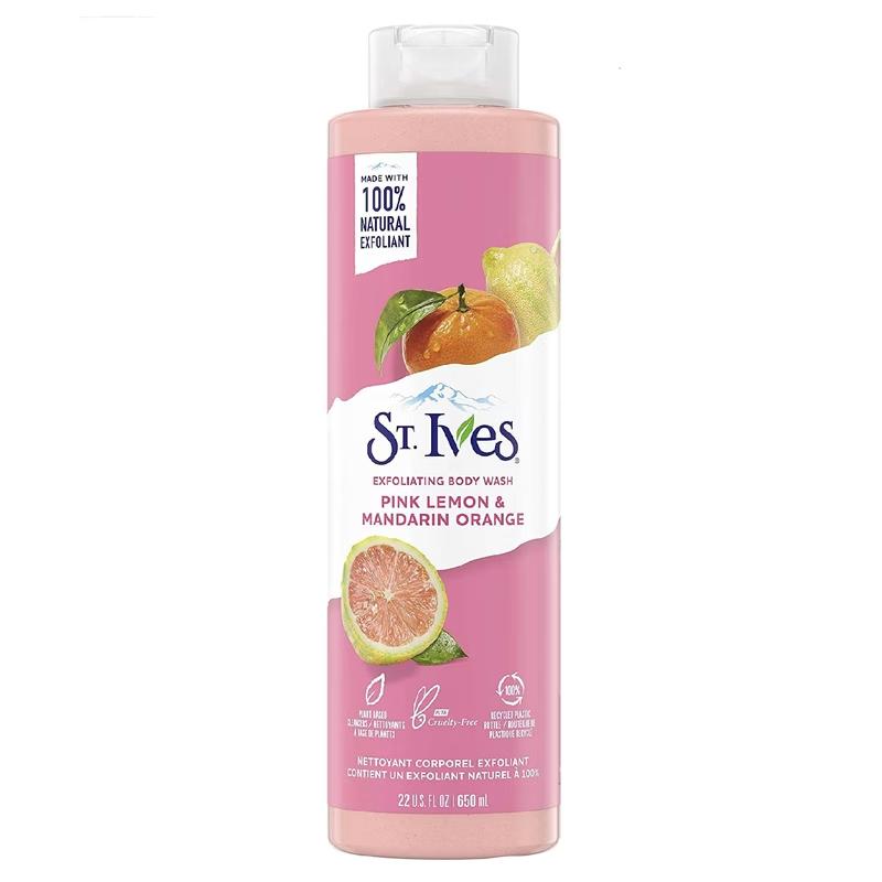 شامپو بدن اس تی.ایوز مدل Pink lemon &amp; Mandarin Orange حجم 650 میلی لیتر