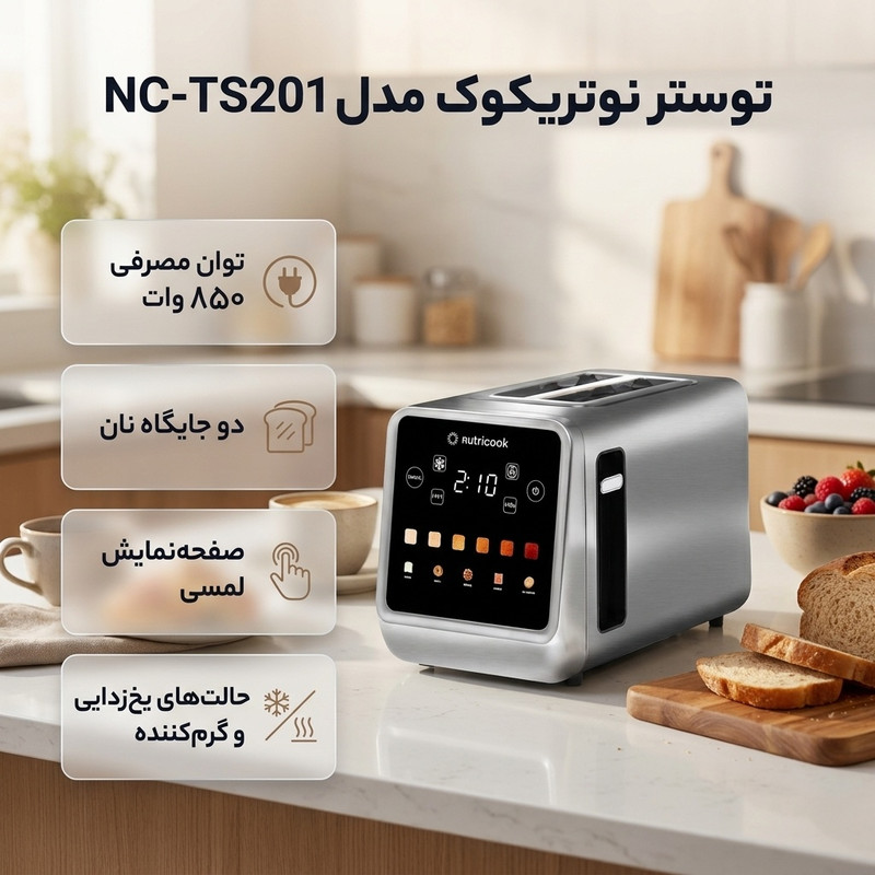 توستر نوتریکوک مدل TS201جدید
