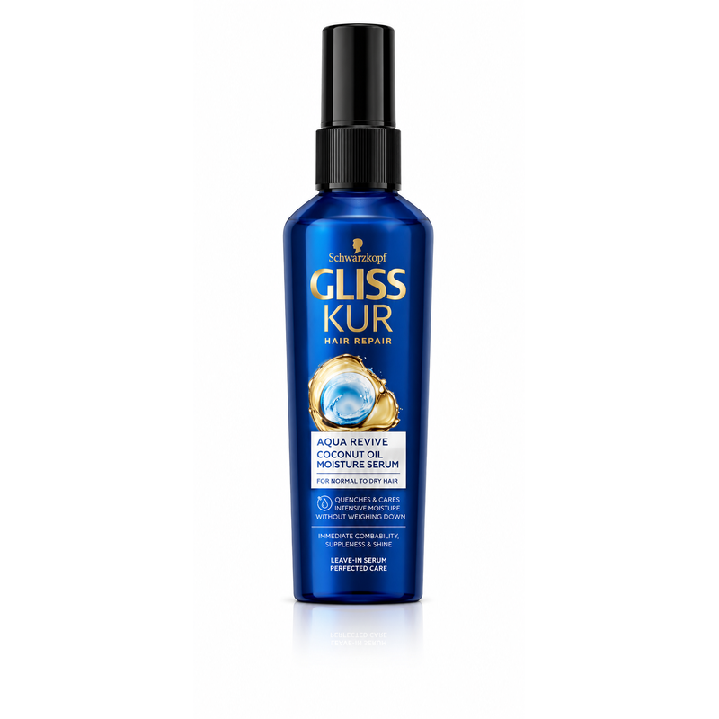 روغن گلیس Schwarzkopf Gliss Kur Aqua Revive Coconut Oil Moisture Serum
