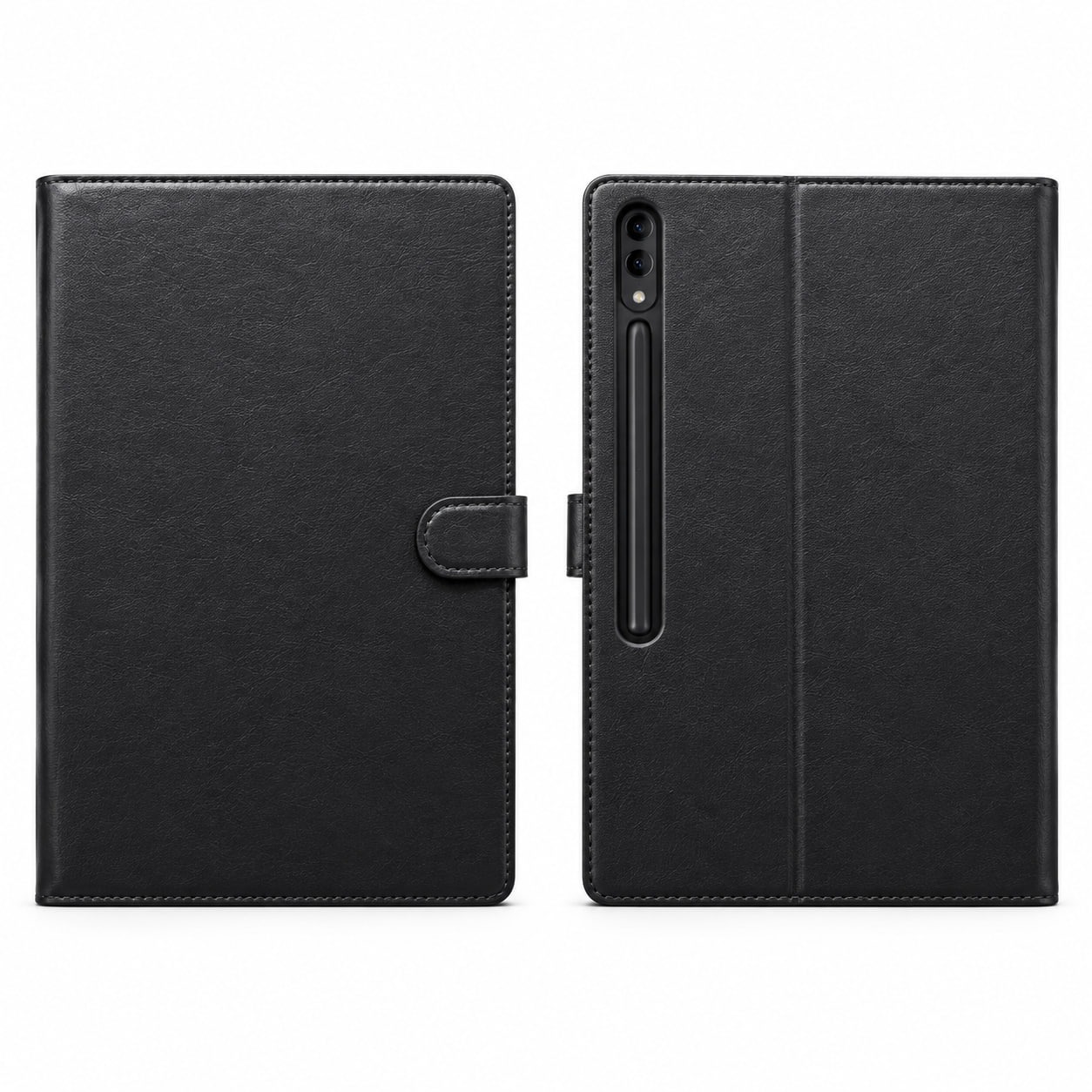 کیف کتابی تبلت مگنتی سامسونگ S9 plus x616 جاکارتی دار تعداد 11 عددی