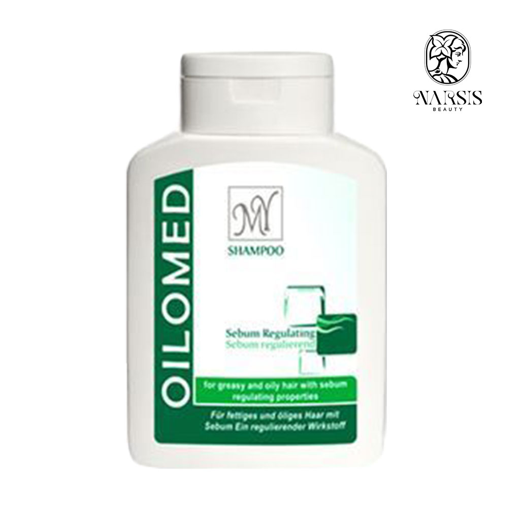  شامپو مو مای مدل Oilomed حجم 200 میلی لیتر نارسیس بیوتی