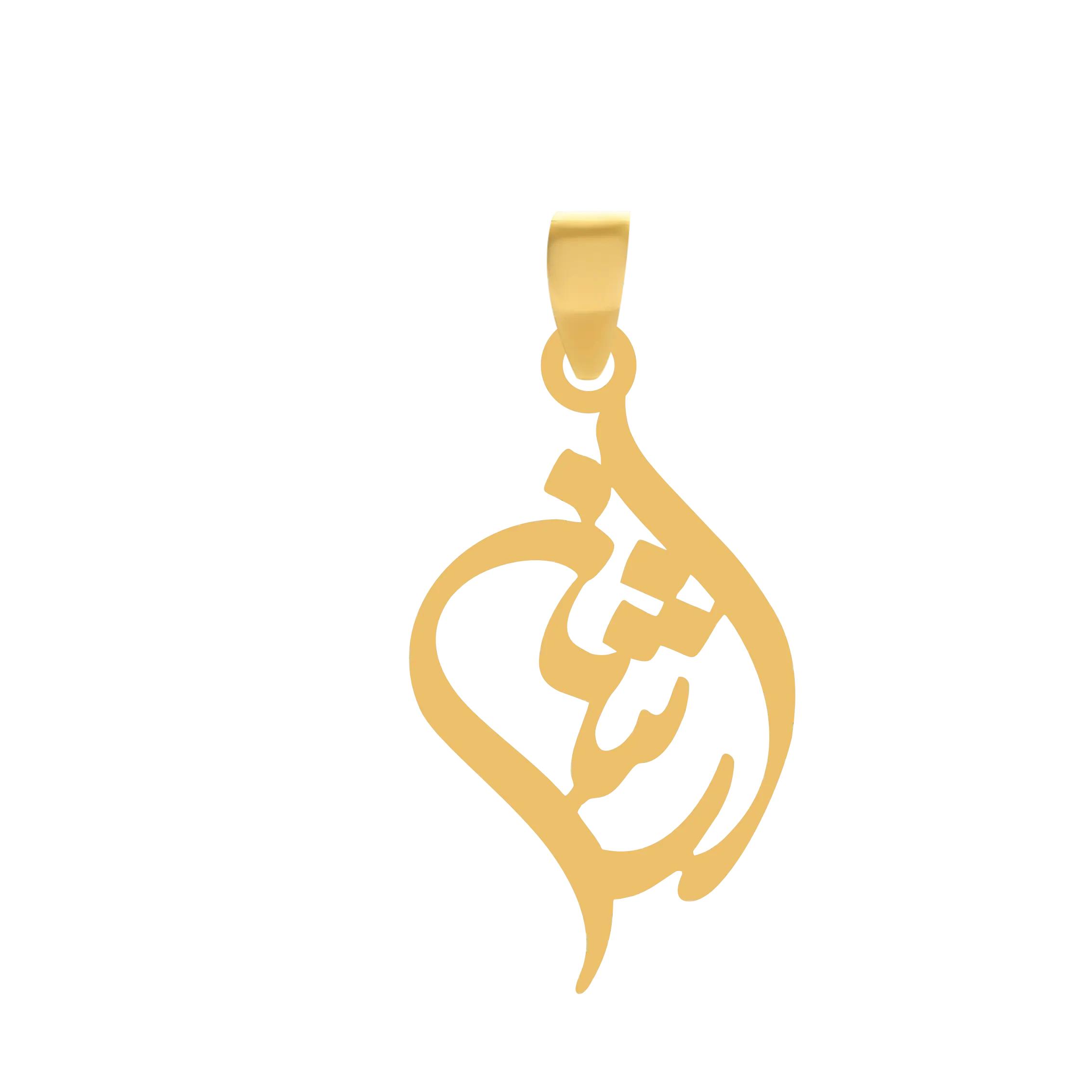آویز طلا گالری طلای شکیل اسم ارشنجدید