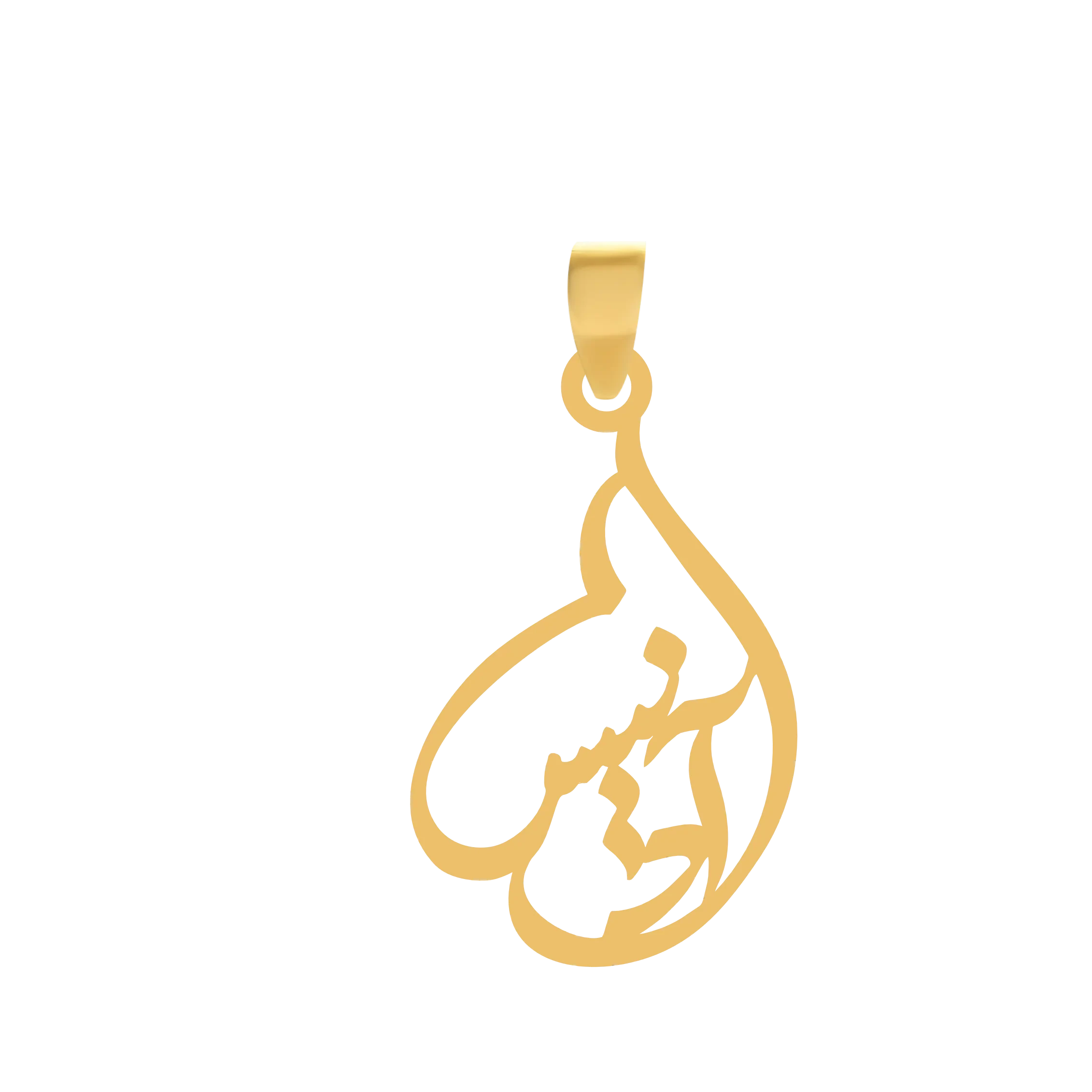آویز طلا گالری طلای شکیل اسم آدنیسجدید