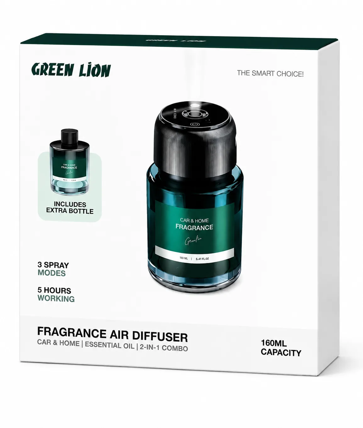 خوشبو کننده Green Lion Fragrance Air Diffuser 160Mlجدید
