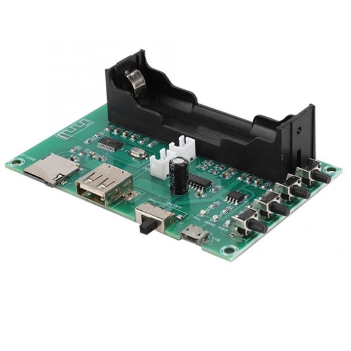ماژول MP3 پلیر بلوتوث دار با آمپلی فایر استریو 3W+3W دارای ورودی USB و TF Card مدل XH-A150جدید