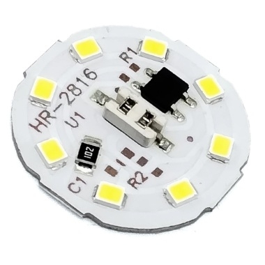LED DOB مهتابی 220VAC 8LED 3W گرد قطر 28mmجدید
