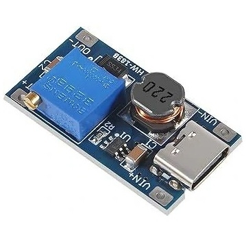 ماژول افزاینده MT3608 با ورودی TYPE-Cجدید
