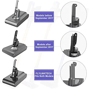 باتری جایگزین FLYLINKTECH مدل V8 با ظرفیت 6000 میلیآمپر ساعت