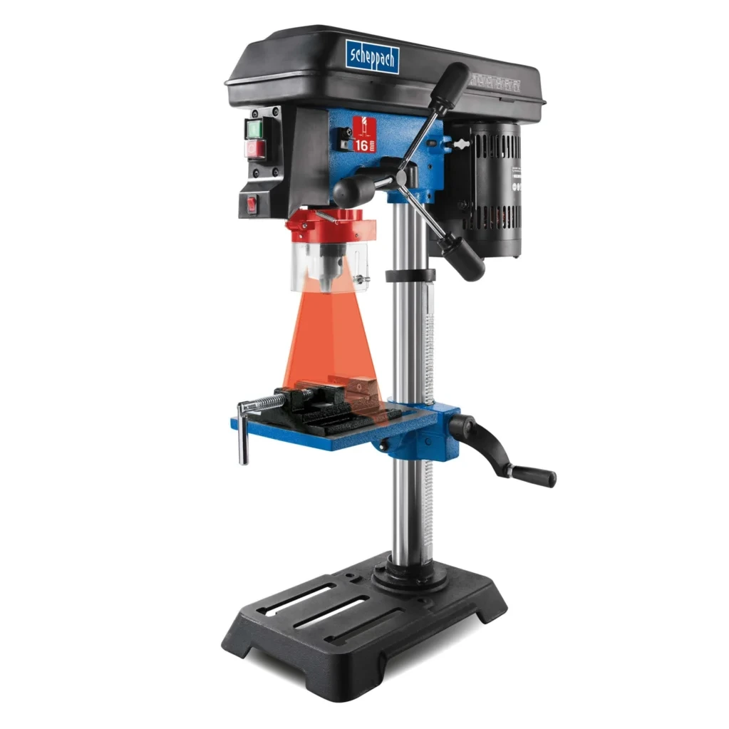 دریل ستونی 16 میلیمتری 550 وات ابعاد صفحه 165*194 میلیمتر شپخ مدل 4906807901 - DP16SL