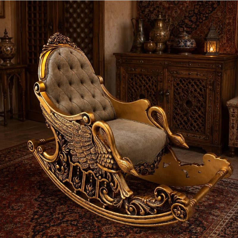 صندلی راک چوب راش درجه یک 39جدید