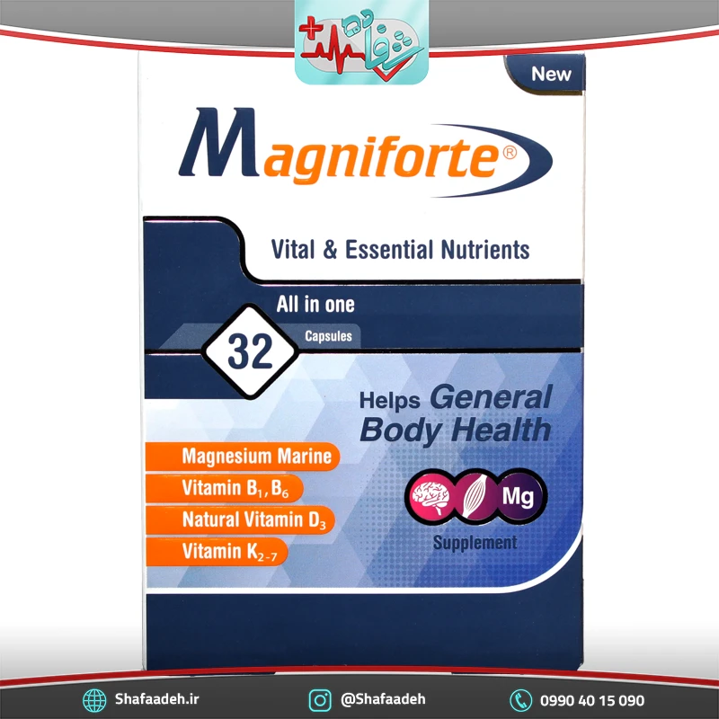 کپسول مگنیفورت هولیستیکا 32 عددی - Holistica Magniforte 32 Tabsجدید