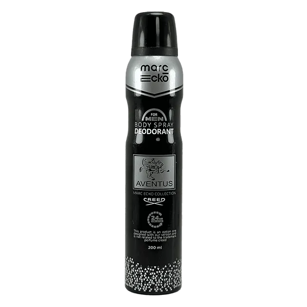 اسپری بدن مردانه مارک اکو مدل Creed Aventus – رایحه مردانه، خنک، تلخ و میوهای