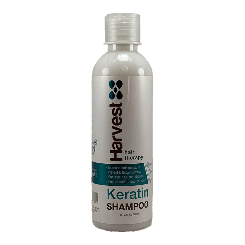شامپو تقویتکننده و ترمیمکننده هاروست Keratin – 300 میلیلیتر