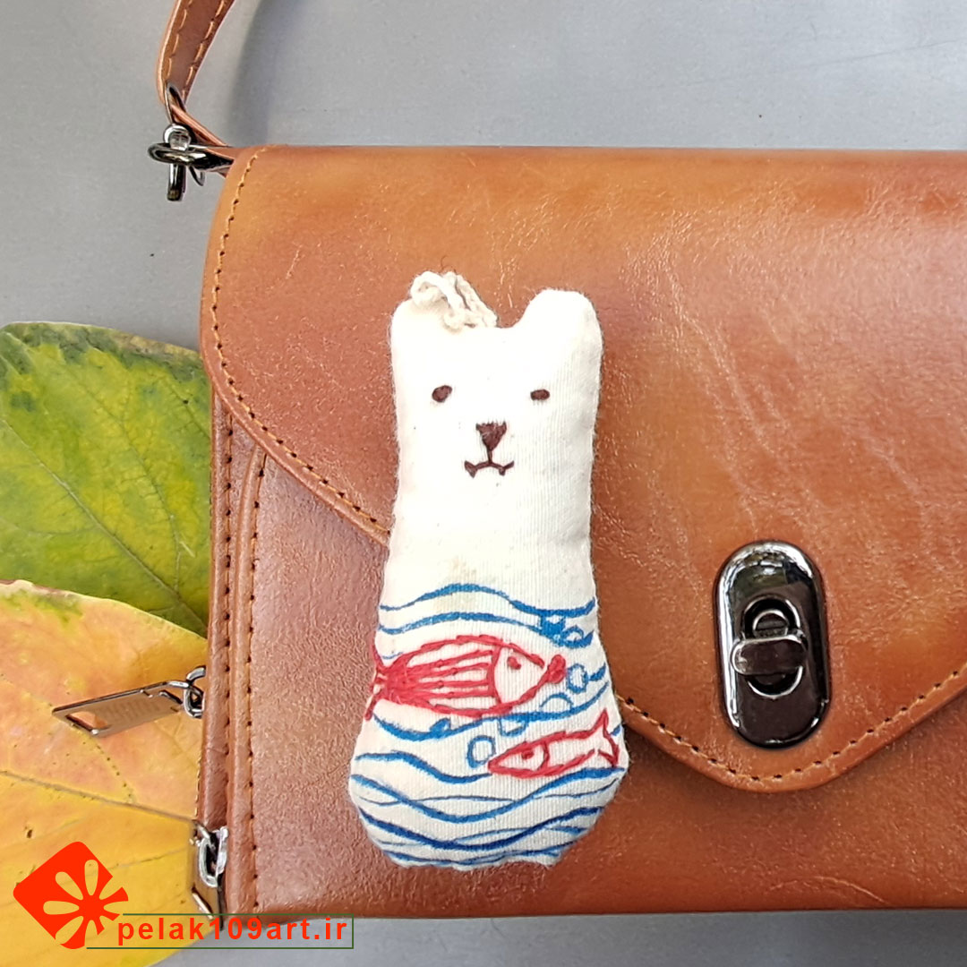 مستر نیل - عروسک پارچه ای دست ساز تک نسخه ای، شکموی بامزهجدید