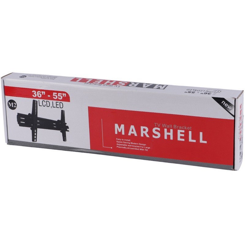 پایه دیواری متحرک تلویزیون Marshell M2 سایز 36 تا 55 اینچجدید