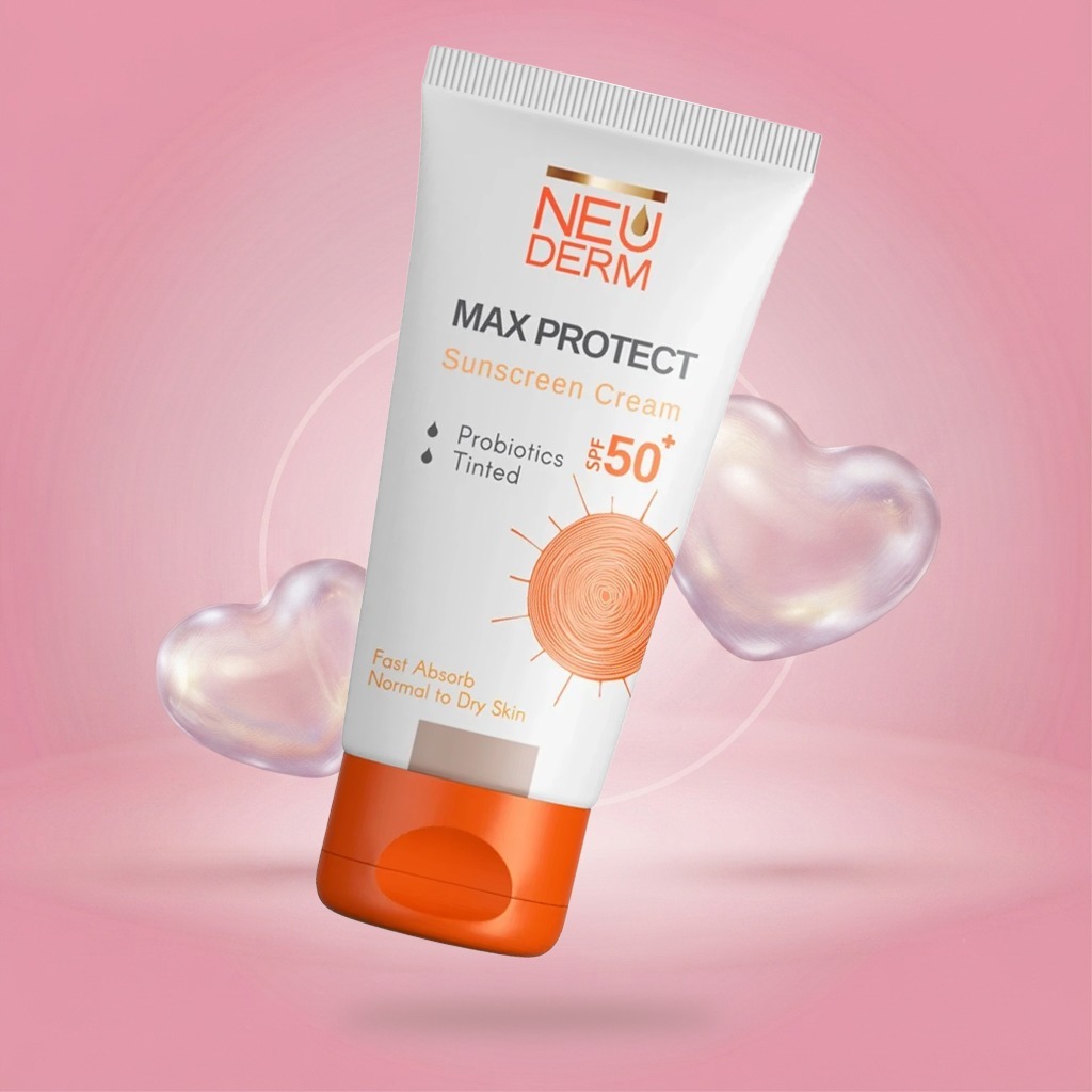 کرم ضد آفتاب رنگی نئودرم مدل MAX PROTECT 