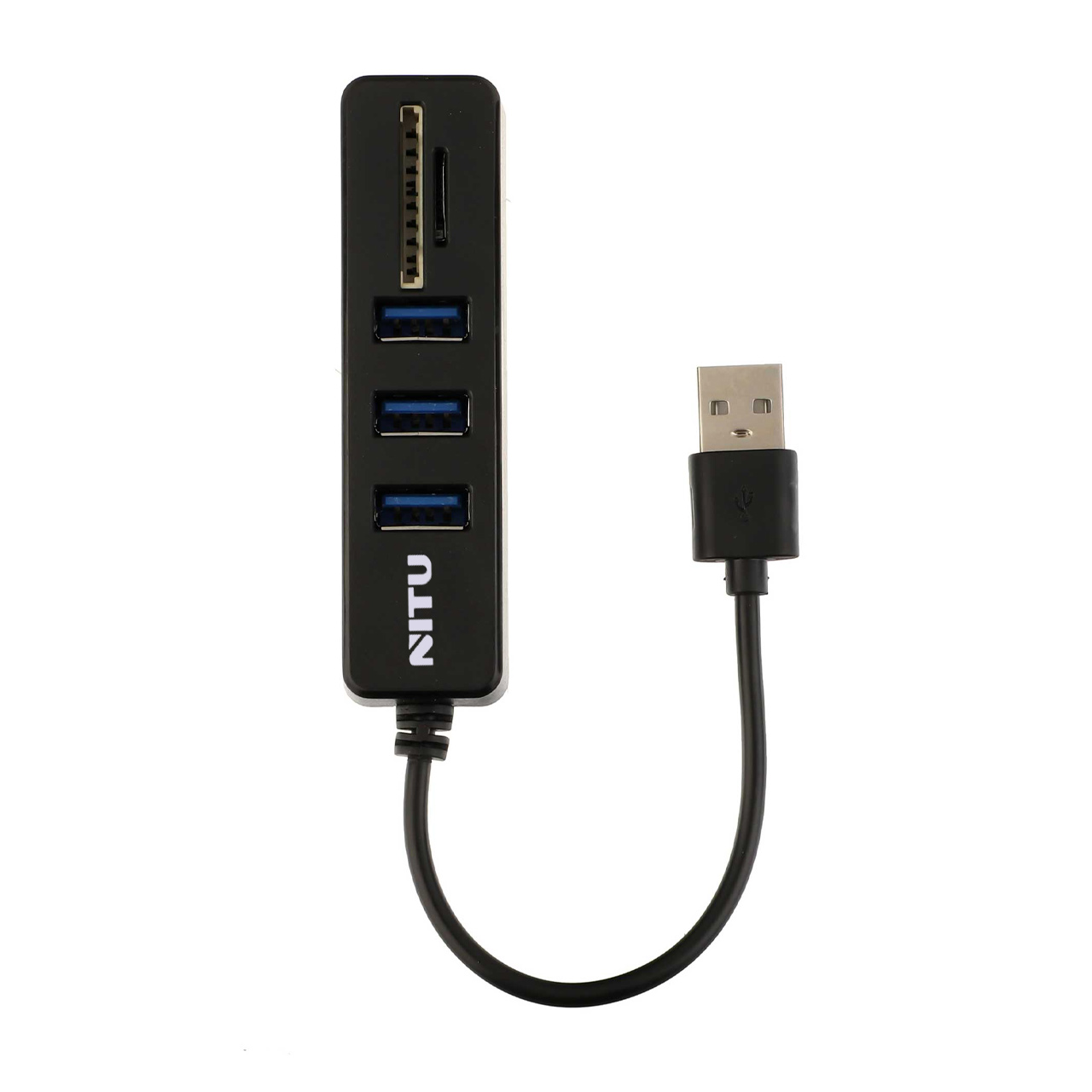 هاب 5 پورت NITU USB2.0 مدل NN27 - مشکی (گارانتی شش ماه تعویض نیکان همراه)
