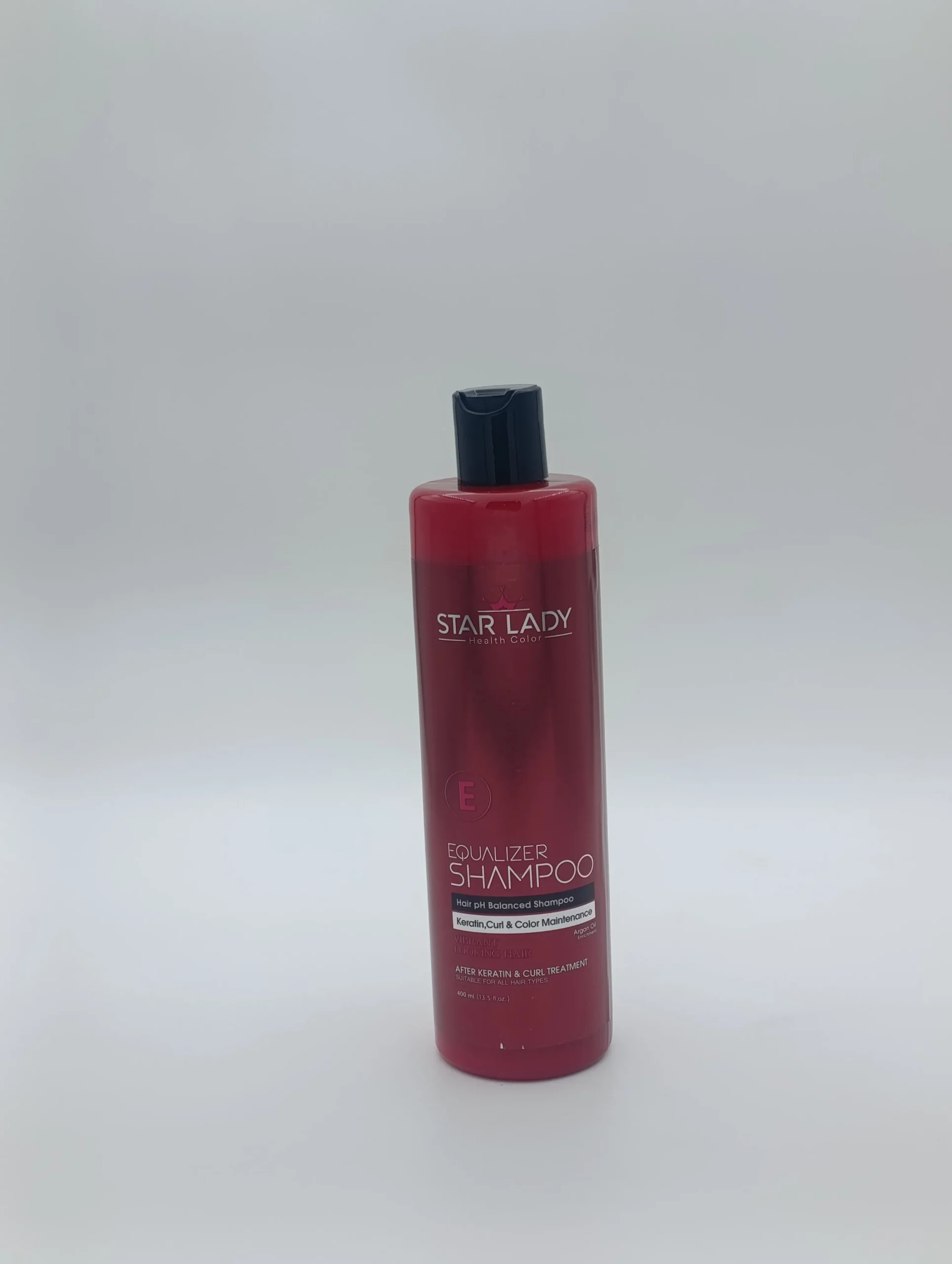 شامپو اکوالایزر استارلیدی Starlady حجم 400 میل | متعادل کننده pH مو، مناسب موهای کراتین و فر